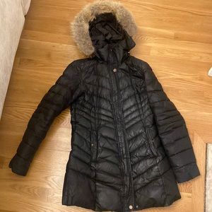 Marc New York black long puffer jacket
